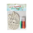 thumbnail image 1 of Easter DIY Wooden Drawing Board Kids Painting Coloring Craft Decoration Easter, 1 of 3