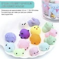 thumbnail image 5 of RELAX Mini Kawaii Squishies Mochi Squishy Toy Easter Basket Stuffers Fillers Multi-color Party Favors, with Storage Box 24 Count, 5 of 11