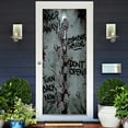 thumbnail image 3 of Zombies Behind The Door Halloween Door Cover, Halloween Decorations, TRL1234D - 30" x 80", 3 of 5