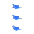 thumbnail image 1 of Transemion Car Cleaning Solution Lightweight Pressure Washer Hose Car Washing Tire Wheels Guide Tool Durable Easy To blue 3PCS, 1 of 6