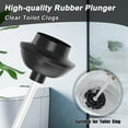 thumbnail image 7 of NEWE Toilet Plunger and Brush with Holder Set Heavy Duty, 7 of 7