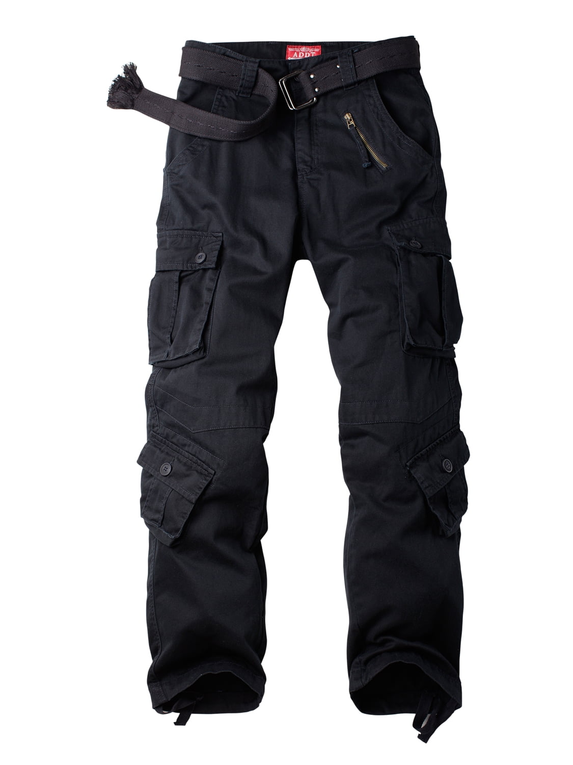TRGPSG Men's Cargo Pants with 8 Pockets Cotton Cargo Work Pants(No Belt