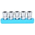 thumbnail image 1 of Air Compressor Quick Connector,Air Compressor Quick Connector Quick Connect Socket Manifold Fitting Meticulously Designed, 1 of 8