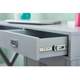 thumbnail image 2 of Linon Lakelyn 4-Drawer Desk, 48" Wide with Side Storage, Gray Finish, 2 of 19