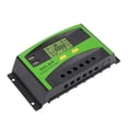 thumbnail image 4 of Controlador de Carga Solar, Controlador de Panel Solar, regulador de batería de Panel Solar con Pantalla LCD PWM de 12 V/24 V con Puerto USB Dual(30A), 4 of 14
