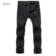 thumbnail image 3 of Pantalones cálidos de invierno para hombre, pantalones suaves de Trekking, impermeables, para acampar al aire libre y senderismo, pantalones de esquí a prueba de viento de lana para viajes, 3 of 5