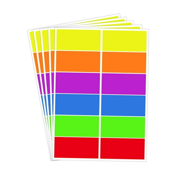 Color Code Inventory Label for Box, 3×1.5inch Home Moving Sticker Label 300Pcs