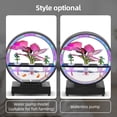 thumbnail image 3 of Water Feature Indoor with BT Speaker White Noise LED Ring Lights Tabletop Ornament Remote Control Full Spectrum Hydroponics Waterscape Decorative Lights for Living Room / Bedroom / Home Offi, 3 of 7