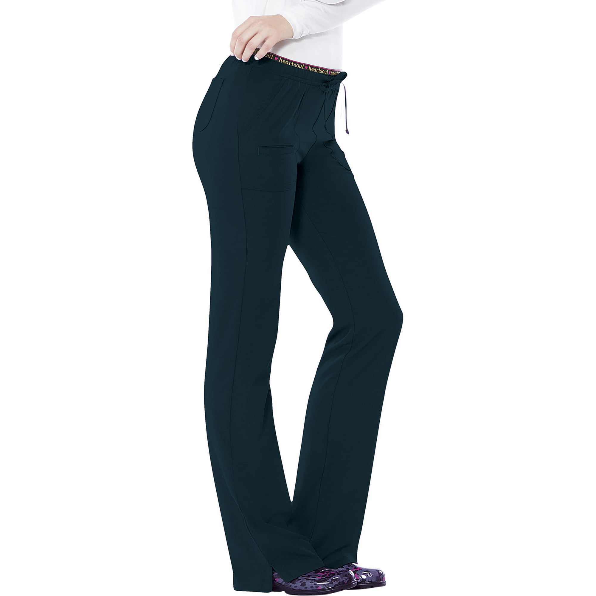 HeartSoul Break On Through Women's Scrubs Pant Low Rise Drawstring 20110