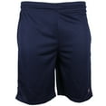 thumbnail image 6 of Champion Men's Athletic Mesh Pocket Gym Basketball Shorts 9" Inseam Blue 2XL, 6 of 8