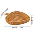 thumbnail image 3 of TACILIP Home Storage, 1PC Heart Shaped Creatived Weaving Storage Basket Imitation Vines Weaving Basket Desktop Item Storage Basket, Gifts for Her, 3 of 6