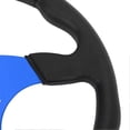 thumbnail image 4 of Volant de course universel 14 pouces, cadre en aluminium et cuir synthétique, compatible avec adaptateur de moyeu à 6 trous, bleu, 4 of 4