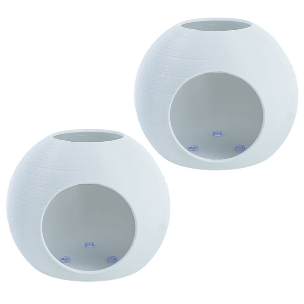 Sphere Fish Tanks Hideouts Shelter Underwater Hideaway Ball Feeding Rings
