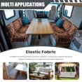 thumbnail image 3 of Uorisanigo RV Dinette Cushion Covers, Mandala Lotus Camper Cushions Slipcovers for RVs Camper Car Bench Rectangle Loveseat Protective Cover, Elastic Seat Cover, 3 of 7