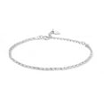 thumbnail image 3 of Brazalete de Cadena de Plata Qarigey para Mujer Ajustable Forma de Arroz, 3 of 6