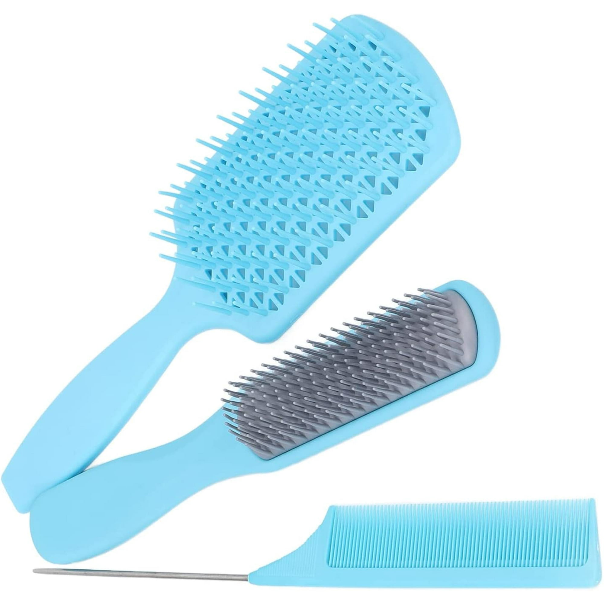 Hair Comb Set, Detangling Brush Massage Comb Heat Resistant Anti Static Hair Brush Set Good Hand Feel Hair Brush Set Straightener Hairdressing Styling Kit for Wet Dry Thick Straight Curly(green) | Walmart Hair Comb Set, Detangling Brush Massage Comb Heat Resistant Anti Static Hair Brush Set Good Hand Feel Hair Brush Set Straightener Hairdressing Styling Kit for Wet Dry Thick Straight Curly(green) | Walmart