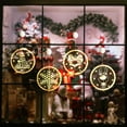 thumbnail image 2 of Christmas Ornaments 2pcs LED Light Hanging Lamp Room Decoration String Lights with Stickers, 2 of 12