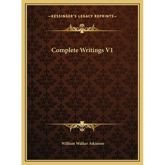 Complete Writings V1 (Hardcover)