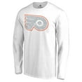 thumbnail image 2 of Men's White Philadelphia Flyers White Out Long Sleeve T-Shirt, 2 of 3