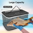 thumbnail image 3 of SANLIKE Floating Fish Protection Driving to the Sea Fishing Basket Sea Fishing Rock Fishing Fish Protection Hanging Glue Quick Drying Portable Nylon Thread Weaving Fish Cage, 3 of 13
