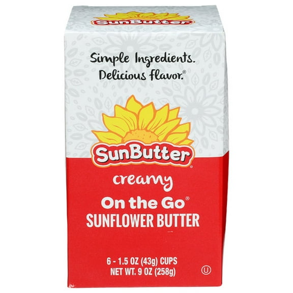 Pack of 6 SunButter Natural Nut Butter Sunflower Cups 9 oz