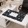 thumbnail image 3 of Long Mouse Pads for Desk,Black Cartoon Unicorn Flower Pattern Desk Mats on Top Of Desks, Desk Mouse Pad Extra Large with 3mm Non-Slip Base and Stitched Edge for Gaming,Office,Work,Home 31.5"x15.7", 3 of 6