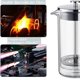 thumbnail image 3 of Cafetera de prensa francesa, prensa de café de vidrio de borosilicato de doble pared de acero inoxidable 304, con sistema de filtración múltiple, 2 filtros adicionales, 600 ml 20 oz transparente, 3 of 8