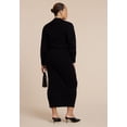 thumbnail image 4 of ELOQUII Women's Plus Size Wrap Sweater Maxi Dress, 4 of 4