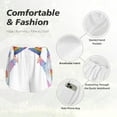 thumbnail image 6 of Lsque LGBT Gnomes Printed Women's Running Shorts with Liner Pockets,Elastic Quick Dry Workout Athletic Gym Yoga Shorts,Womens High Waist Shorts-X-Large, 6 of 9