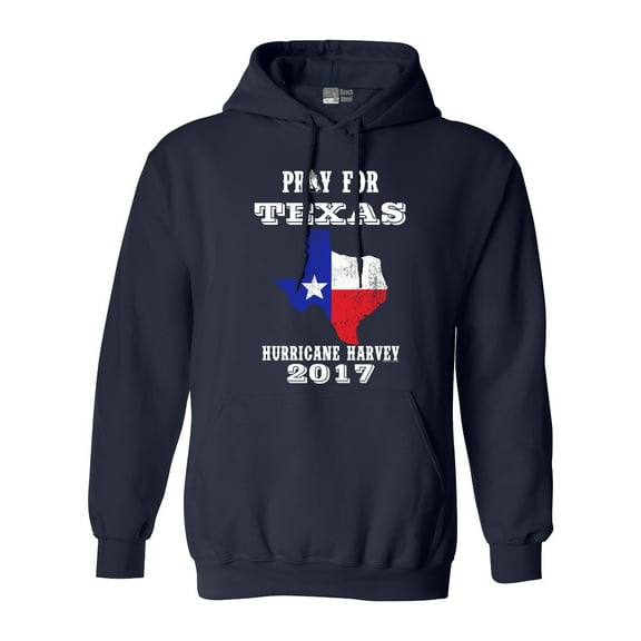 Pray for Texas Map Hurricane Harvey Survivor 2017 DT Sweatshirt Hoodie