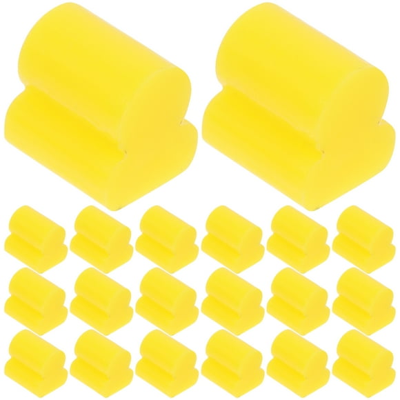 WORGEOUS 20pcs Instrumentos musicales Buffering de silicona Detener instrumentos prácticos Silencer