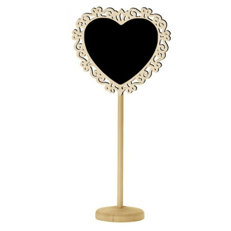 

VEAREAR Plant Labels Wooden Hollow Multipurpose Wear-resistant Garden Decoration Tools DIY Mini Flowers Plants Marker Tag Blackboard Sign for Living Room