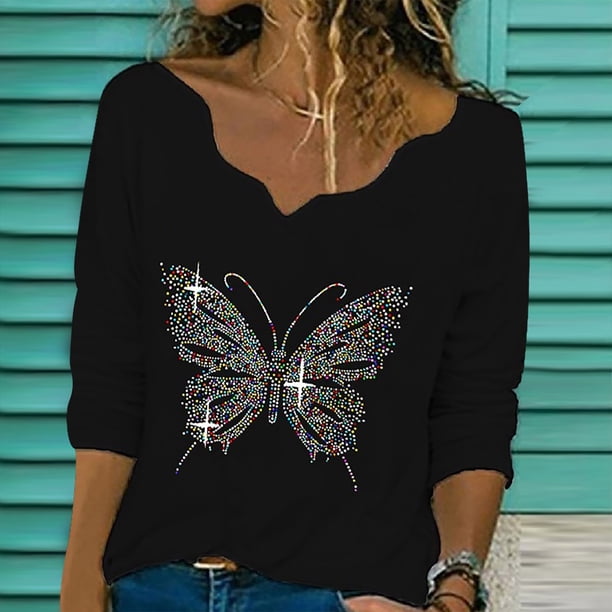 Pntutb moda mujer diamante bordado encaje cuello manga larga pulóver blusa tops Pntutb Pntutb-6304