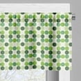 thumbnail image 5 of Ambesonne Green Valance & Curtain, Circles of Various Tones, 55"x30", Green Cream, 5 of 6