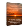 thumbnail image 3 of Scripture Walls Psalm 27:1 Lord is My Salvation Christian Wall Decor Bible Art  Ready to Hang Unframed, 3 of 8