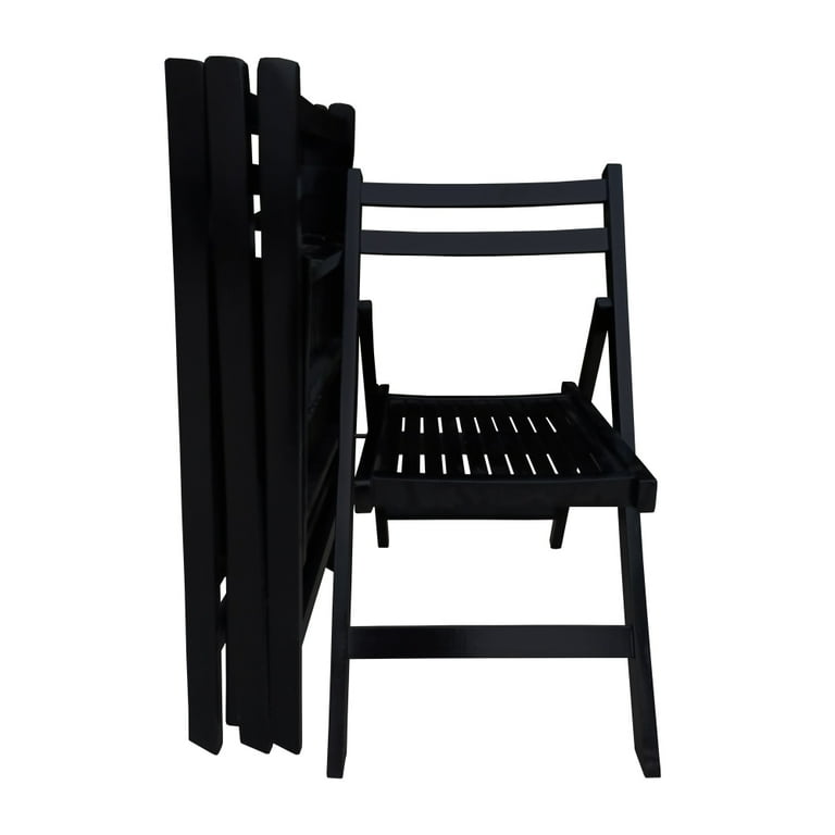 4 black online garden chairs