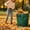 B, variant on Reusable Garden Waste Bags, PP Reinforced Handle Yard Debris Sacks, Foldable Outdoor Leaf Storage Container Multipurpose 1pc Foldable PP Garden Waste Bag With Reinforced Carry Handles