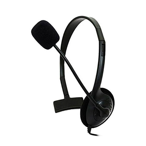 KMD Live Chat Headset with Mic Headset For Microsoft Xbox 360, Black Small