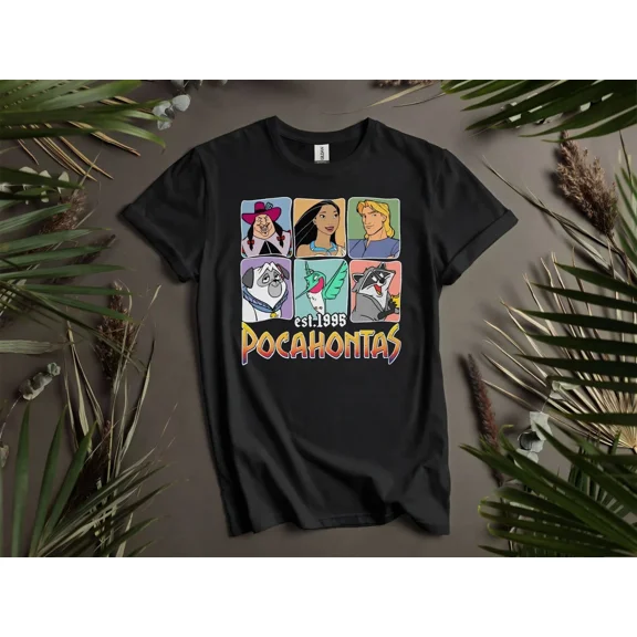 CLASSIC Pocahontas Characters Group Shot T-shirt T shirt Men Women Unisex Tshirt K609