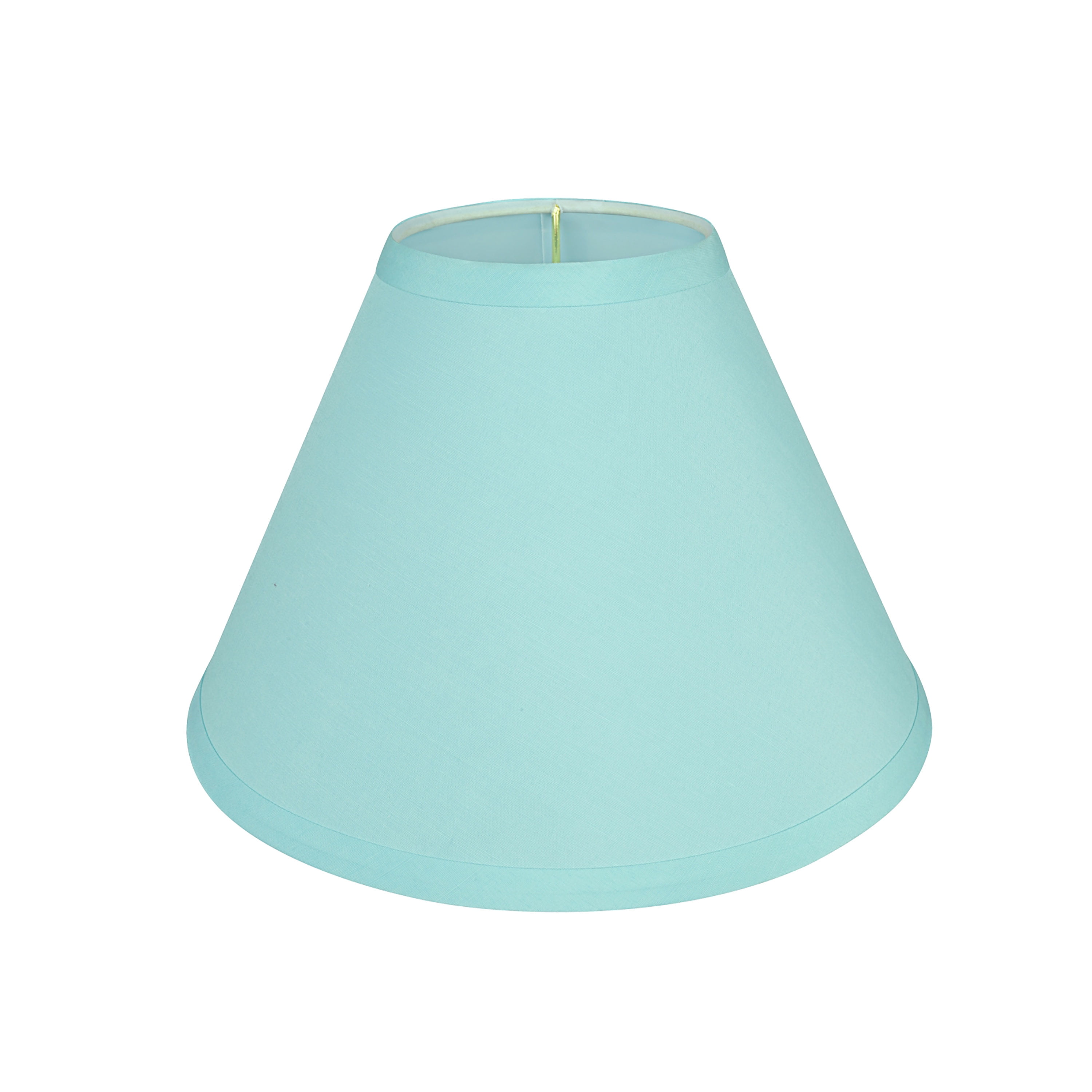 Aspen Creative 58754 Transitional Hardback Empire Shape UNO Construction Lamp Shade in Light Blue, 10" Wide (4" x 10" x 7")