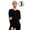 165 Black, variant on Merino Wool Base Layer Women - 100% Merino Wool Shirt Women Thermal Underwear Long Sleeve T-Shirt for Hiking