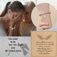 thumbnail image 2 of Sympathy Gift for Loss of Loved Ones, Natural Stone Bracelets Memorial Bereavement Gifts for Women/Girls, 2 of 7