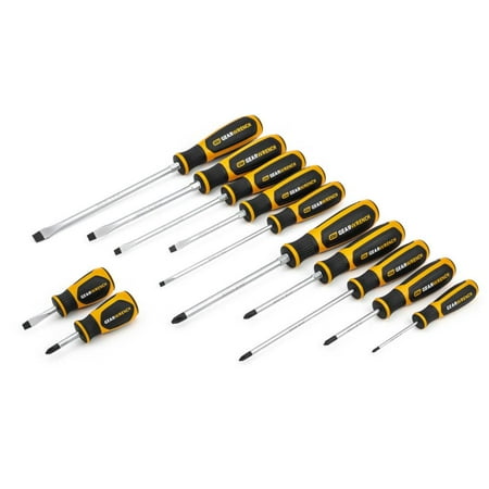 Gearwrench 12 Pc Phillips®/slotted Dual Material Screwdriver Set