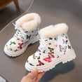 thumbnail image 6 of Kogui Toddler Ankle Boots Girls Combat Boots Girls Ankle Booties Lace Up with Side Zipper Size 11.5 (White,Little Kids 11.5), 6 of 7