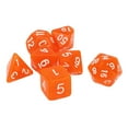 thumbnail image 3 of Juego de Dados Poliédricos Jadeshay 7 Piezas Acrílicos Naranja, 3 of 14