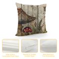 thumbnail image 4 of PHYHOO Hopyeer Vintage Rustic Spring Mushroom Decor Throw Pillow Cushion Case Cover Forest Plant Pillow Covers Outdoor Home Pillowcase White, 4 of 5