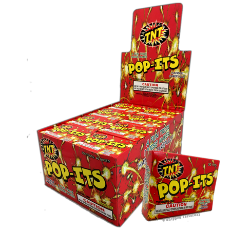 TNT POP-ITS Trick Noise Maker, Full Display Case (40 Boxes / 2,000 Snappers)