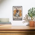 thumbnail image 2 of Boston Terrier Security, Dog Sign Birch Wood Wall Sign (6x9 Rustic Home Decor, Ready to Hang Art), 2 of 5