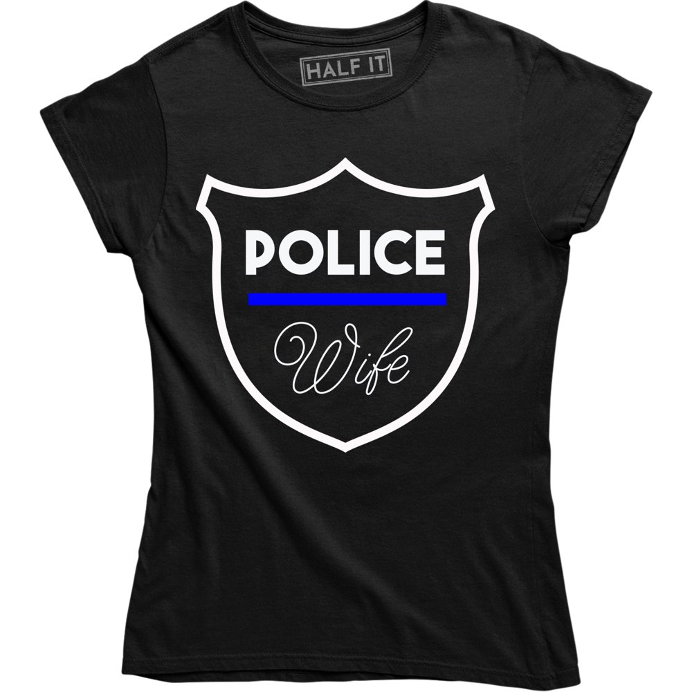 police wife t shirt