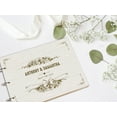 thumbnail image 5 of Darling Souvenir Personalized Engraved Laser Cut Wedding Guest Book Wooden Cover Sign-in Book Registry Guestbook Scrapbook-B5, 5 of 7